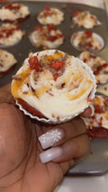Red Velvet Caramel Crunch Cupcake